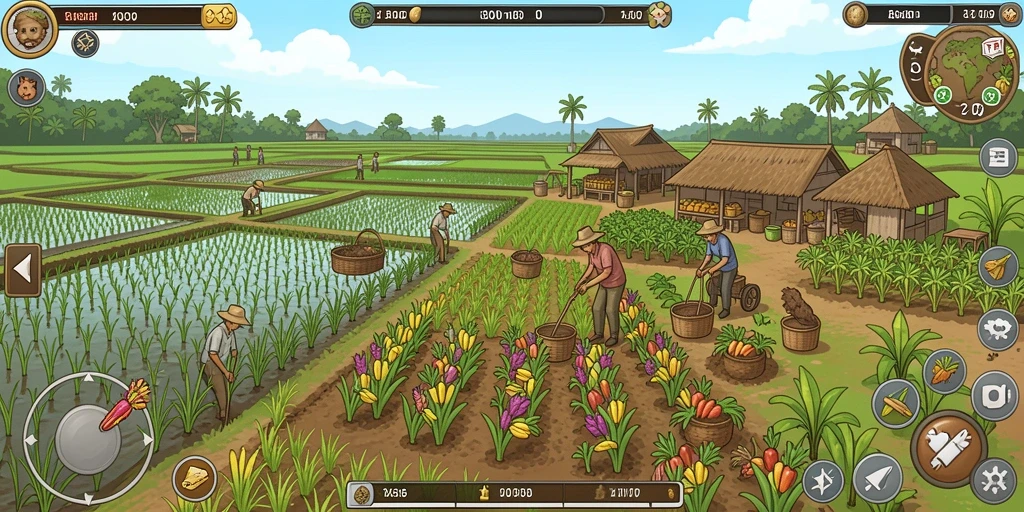 Tangkapan layar dari aksi seru dalam game.