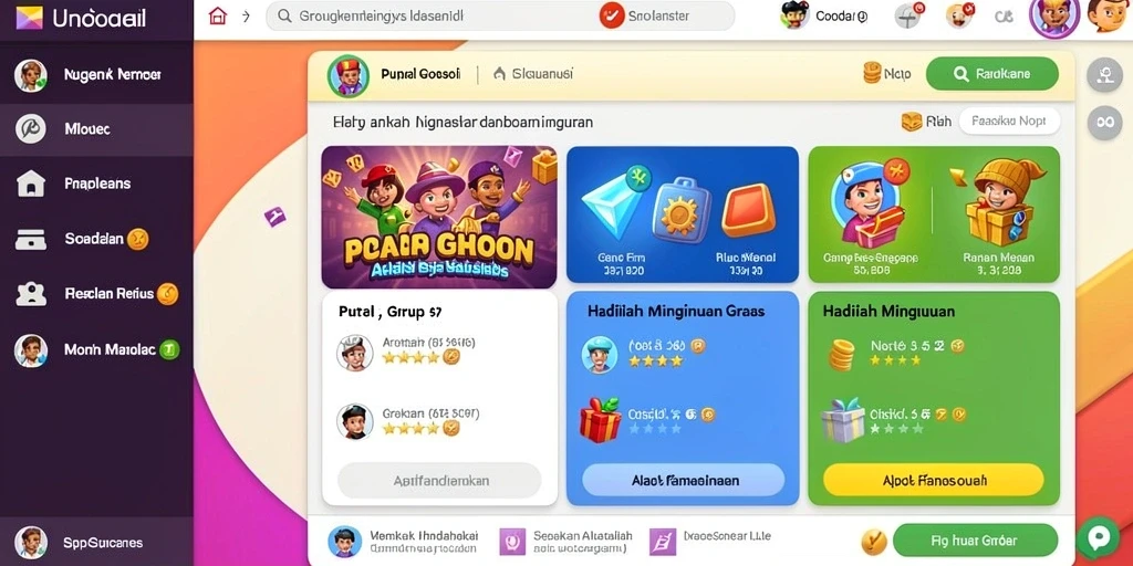 Ilustrasi karakter unik yang dapat dimainkan.