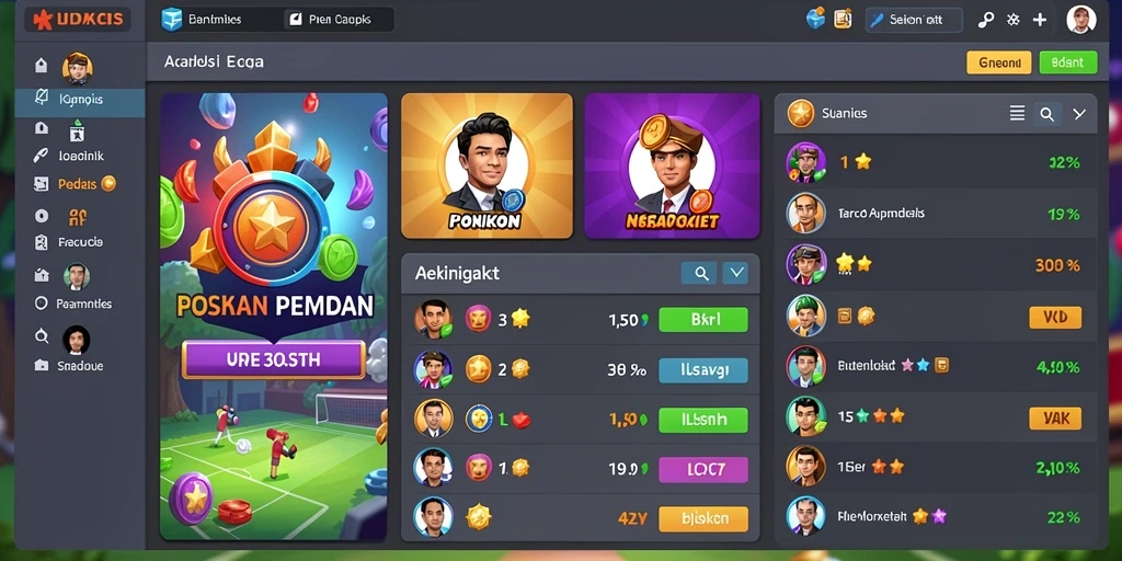 Pengguna dapat berinteraksi melalui fitur sosial.