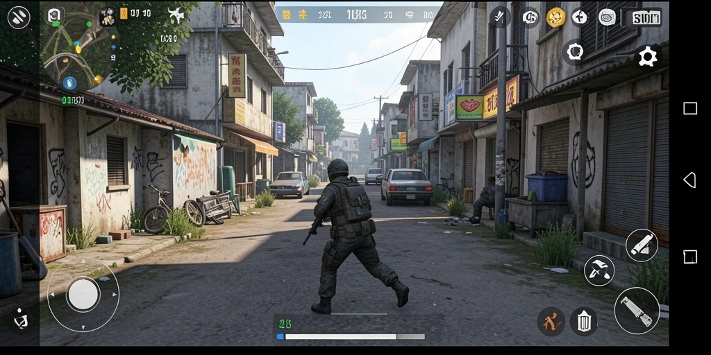 Screenshot aplikasi MAINDUIT: Interaksi sosial antar pemain.