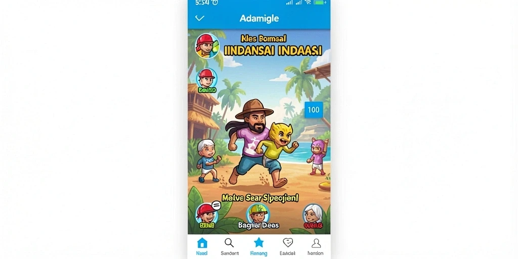 Tangkapan layar dari mode multiplayer yang seru.